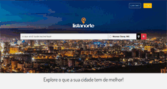 Desktop Screenshot of listanorte.com.br