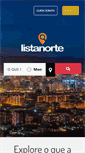 Mobile Screenshot of listanorte.com.br