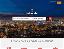 Tablet Screenshot of listanorte.com.br